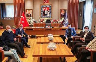 Erbaş ve Yıldırım’dan Başkan Işık’a ziyaret