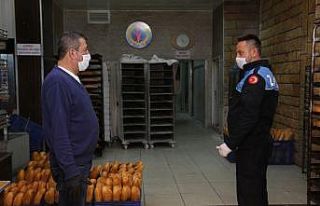 Erdemli’de fırınlara korona virüs denetimi