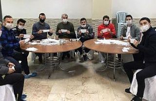 Ereğli Belediyespor maske yapımına destek verdi