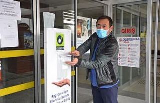 Ereğli’de dezenfektan platformları kuruldu