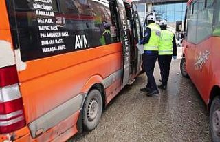 Erzurum’da toplu taşıma araçlarına uyarılar...