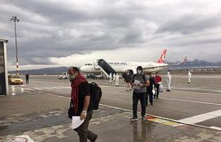 Erzurum’daki karantina yurtlarında kalan vatandaşlar...