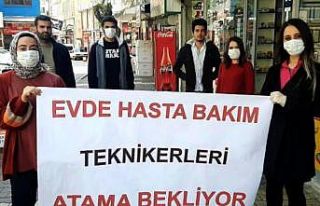 Evde hasta bakım teknikerlerinin atama beklentisi