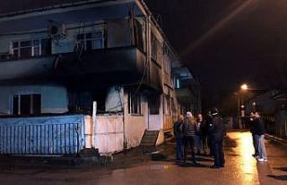 Evinin alt katında yangın çıktı, karantinada...