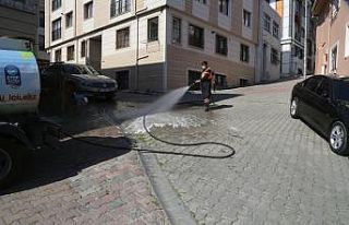 Eyüpsultan’ın cadde ve sokakları temizlendi