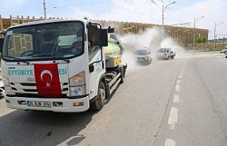 Eyyübiye Belediyesinden yeni dezenfekte aracı