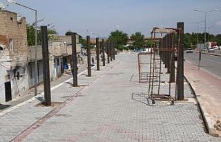 Eyyübiye’de kapalı semt pazarı çalışması