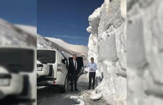 Facianın yaşandığı bölgede yol açma çalışmaları...