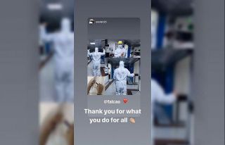 Falcao’dan o sağlık çalışanına teşekkür