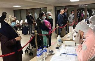 Fransa’dan getirilen 317 kişi Bartın’da 14 günlük...