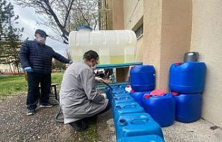 Gazi Meslek Lisesinden Korona virüs mücadelesi