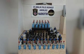 Gaziantep’te kaçak ve sahte alkol operasyonu