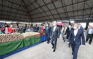 Gaziantep’te pazar yerleri denetlendi