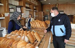 Gaziemir’de ekmek fırınlarına korona virüs denetimi