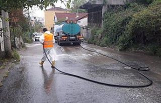 Gebze’de dezenfekte çalışmaları sürüyor