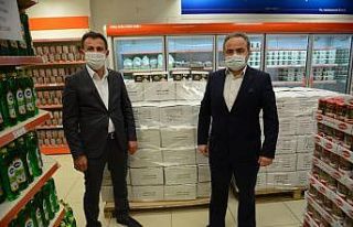 Gıda bankasına 1 ton peynir bağışlandı