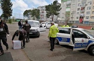 Giresun Emniyet Müdürlüğü çalışanları yardıma...
