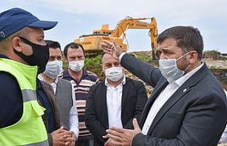 Giresun sahilinde 35 yıldır biriktirilen çöp yığınları...