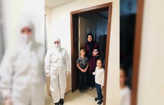 Giresun’da karantinada bulunan 5 yaşındaki Elisa’ya...