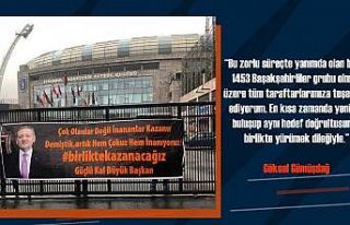 Göksel Gümüşdağ’dan taraftara teşekkür