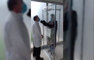 Gölbaşı Devlet Hastanesine numune kabul kabin bağışı