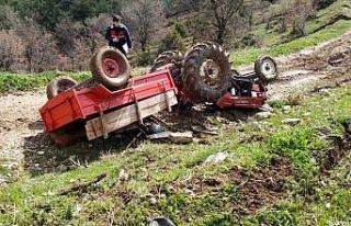 Gördes’te traktör kazası: 1 ölü, 1 yaralı