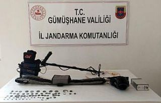 Gümüşhane’de Jandarma ekipleri 70 adet sikke...