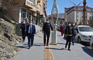 Hakkari polisinden korona virüs denetimi