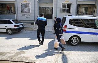 Haliliye’de çalışmalar sokağa çıkma yasağında...