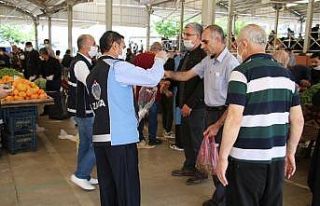 Haliliye’de virüs ile mücadele sürüyor