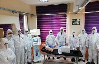 Hatay’da teknik lisede solunum cihazı üretildi