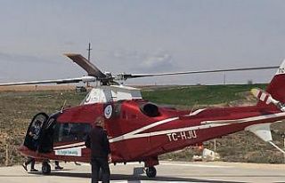 Hava ambulansı Akut Apandisit hastası için havalandı