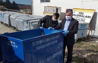 Havza Belediyesi’ne 100 çöp konteyneri