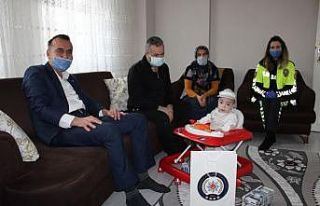Hayata tutunan Yusuf bebeğe Emniyet Müdürü Kaya’dan...