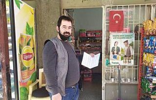 Hayırsever vatandaş bakkalın veresiye defterini...