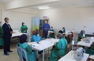 Hedefleri 10 bin maske üretmek