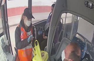 Helallik almak için yaptı, sürücüyü şaşırttı