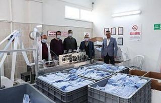 Her gün 50 bin masken