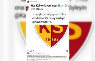 Hes Kablo Kayseripor Kulübü Başkanı Gözbaşı:...