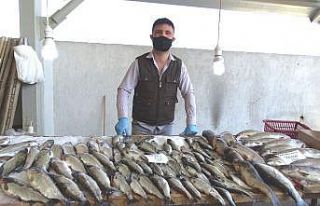 Hisarcık’ta Korona virüs balık satışlarını...