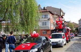 Hisarcık’ta kortejli 23 Nisan kutlaması
