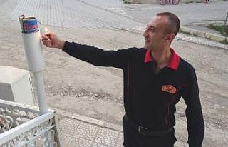 Hisarcık’ta Ramazan topu yerine ses bombası