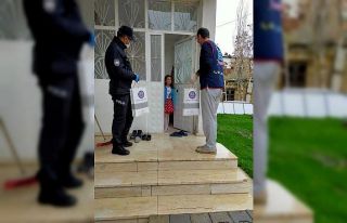 Horasan Kaymakamlığı Vefa Sosyal ekipleri 112 hattına...