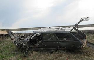 İftar için köyüne giderken kaza yaptı ve ağır...