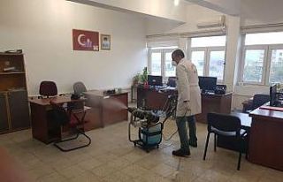 Iğdır Adliyesi’nde korona virüs tedbirleri