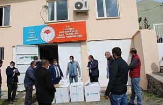 Iğdır’da Arı yetiştiricilerine ilaç desteği...