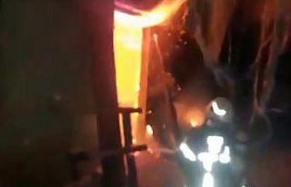 İkamet yangını korkuttu