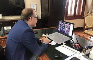 İl Pandemi Kurulu video konferansla görüştü