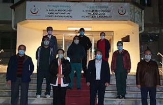 İl Sağlık Müdürü Benli filyasyon ekibini ziyaret...