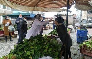 İlkadım Belediyesi sokağa çıkma yasağı öncesi...